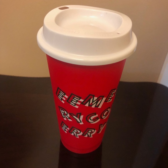 Starbucks Holidays plastic cup with lid - Picture 1 of 2